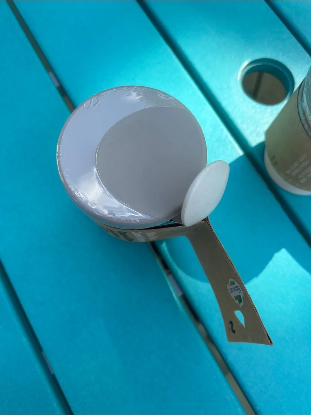 BIOSMART  Wheat Fiber Cup with Spoon / Reusable Travel Mug with Spoon - 2pack